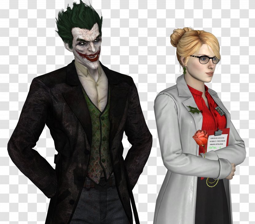 Joker Harley Quinn Batman: Arkham Asylum Origins - Batman Transparent PNG