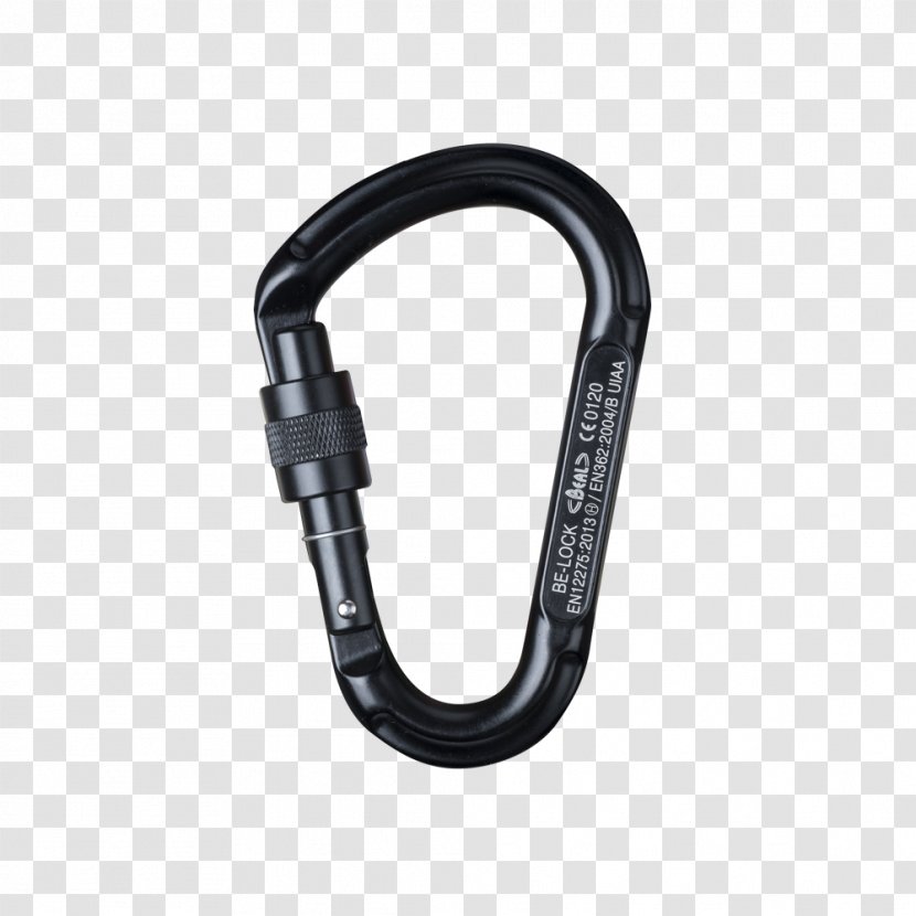 Carabiner Dynamic Rope Beal Climbing Harnesses Protection Transparent PNG