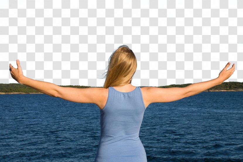 Woman - Arm - Seaside Open Hands Of Women Back Transparent PNG