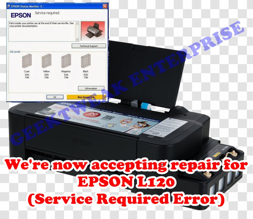 Electronics Accessory Micro Piezo Epson Printer - City-service Transparent PNG