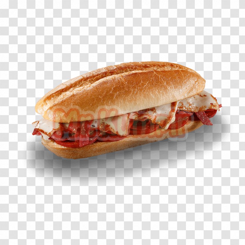 Breakfast Sandwich Kumru Salami Hot Dog Ham And Cheese - Pan Bagnat Transparent PNG