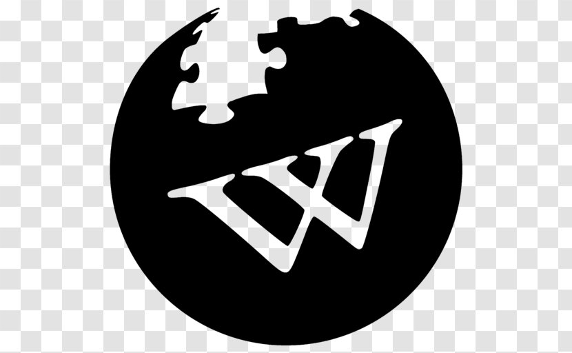 Wikipedia Logo - Monochrome Photography - Smooth Bending Technology Background Free Down Transparent PNG