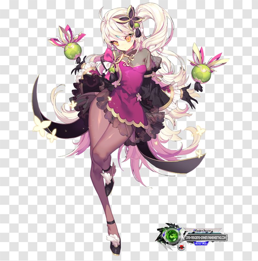 EVE Online Elsword Video Game Massively Multiplayer Role-playing - Watercolor - Flower Transparent PNG