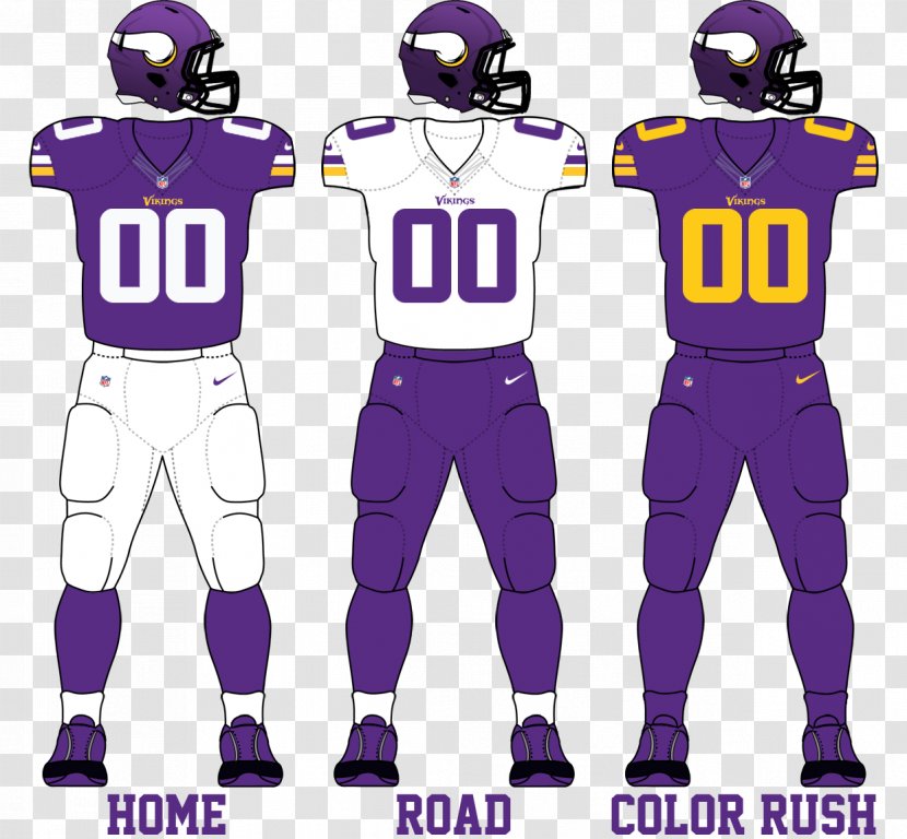 2016 Minnesota Vikings Season NFL 2013 2011 - Top - Uniforms Transparent PNG