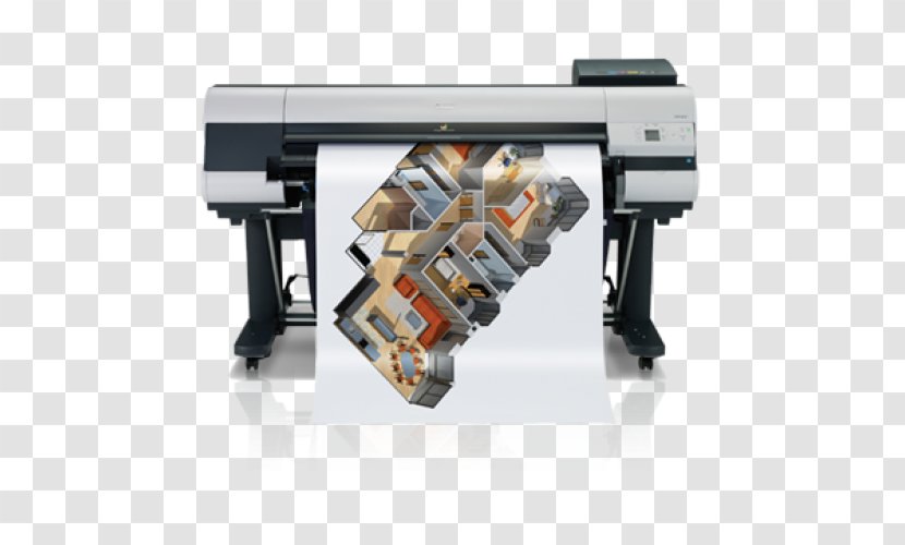 Wide-format Printer Plotter Inkjet Printing Canon Multi-function - Imageprograf Ipf770 Transparent PNG
