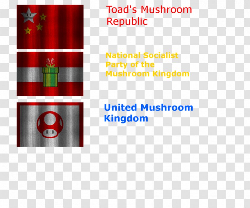 Three Flags Mario + Rabbids Kingdom Battle Mushroom - Red Flag Transparent PNG