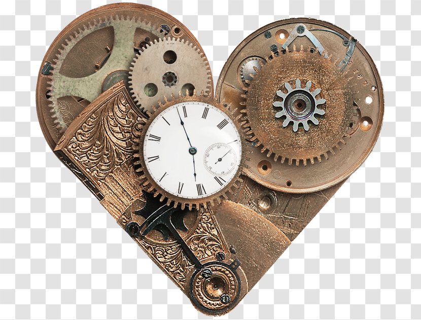 Clock Gear Mainspring - Watch - Mechanical Heart Transparent PNG