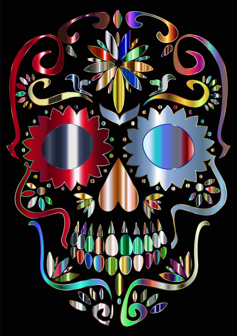 Calavera Skull Clip Art - Skulls Transparent PNG