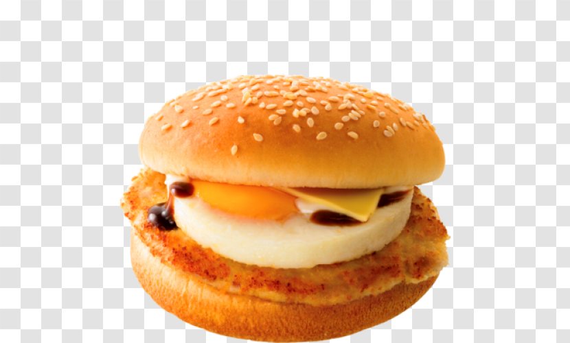 Cheeseburger Veggie Burger Fast Food Hamburger Breakfast Sandwich - Chicken Transparent PNG