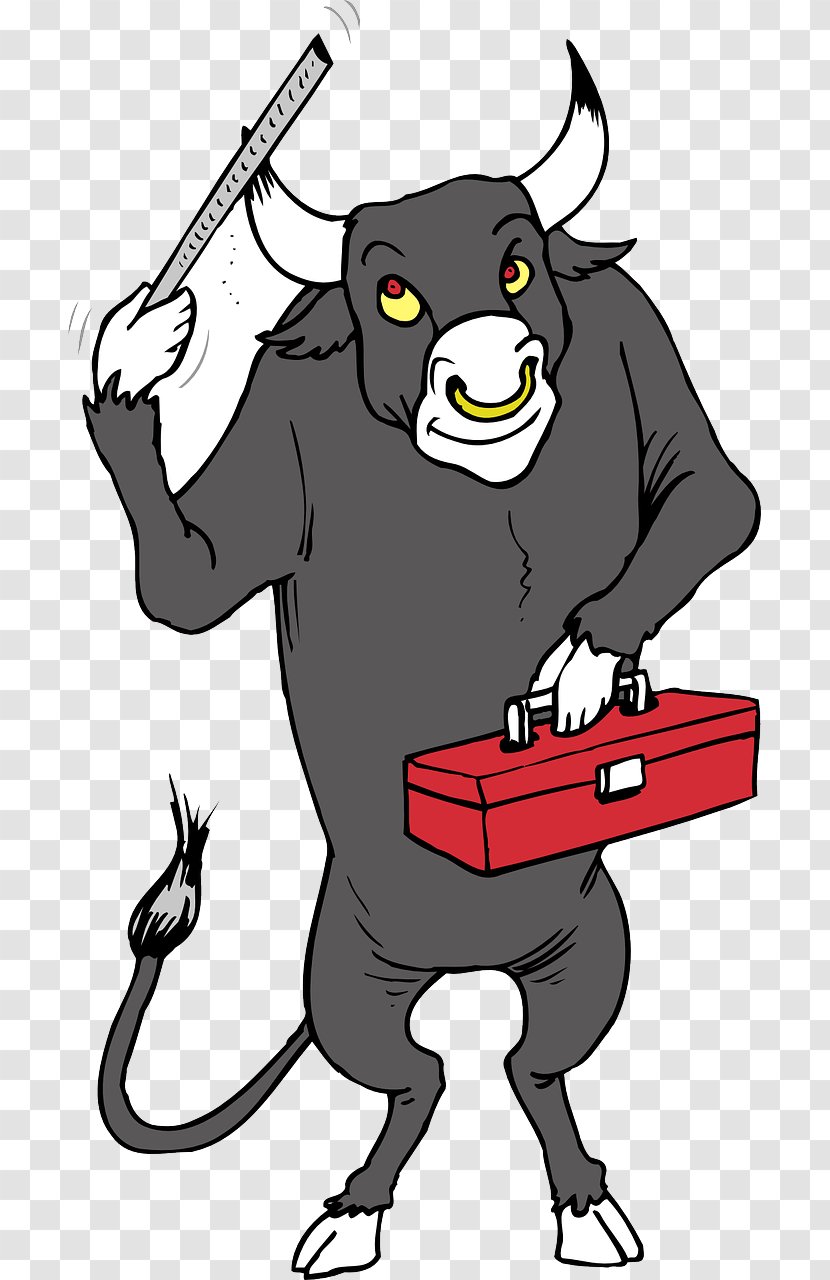 Clip Art Spanish Fighting Bull Image Tool - Fiction Transparent PNG