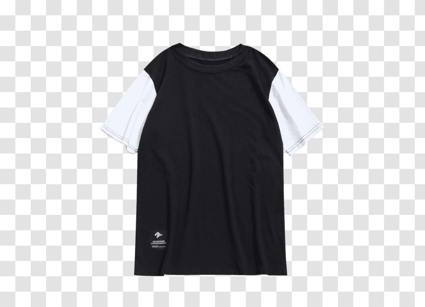 T-shirt Shoulder Sleeve Product - Black - Geometric Floor Cloth Transparent PNG