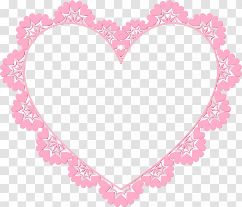 Friendship Day Love Background - Pink Heart Transparent PNG