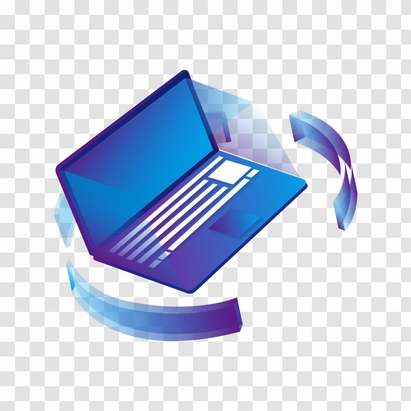 3d Background - Violet - Logo Electric Blue Transparent PNG