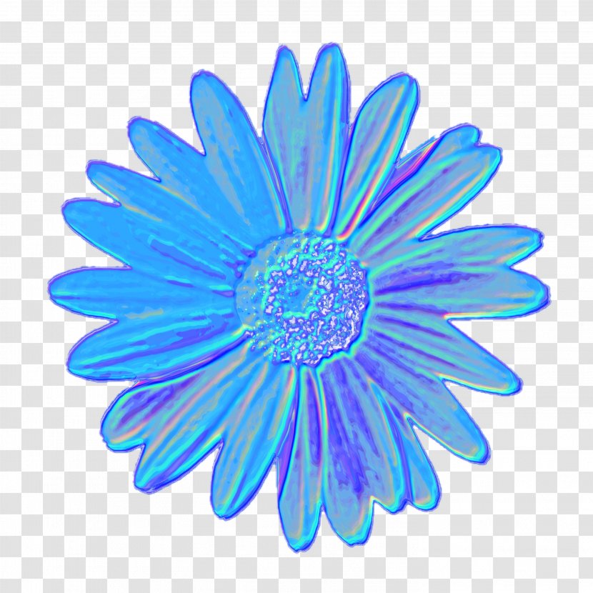 Color Office Depot Business Clip Art - Petal - Blue Daisy Transparent PNG