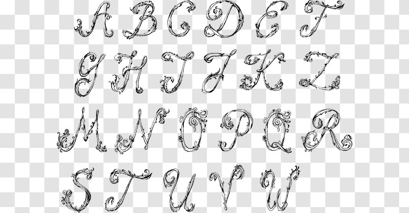 The Little Mermaid Typography Lettering Font Transparent PNG