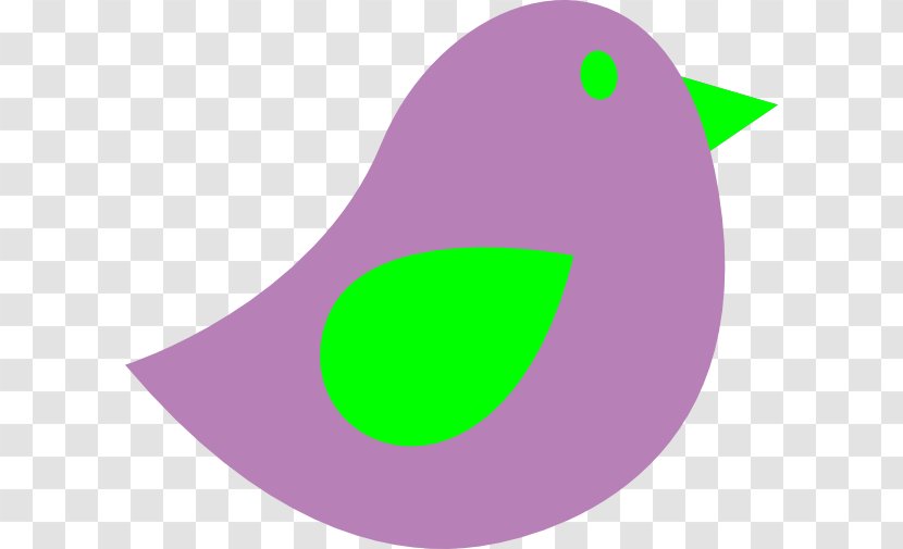 Lovebird Clip Art - Bird - Painted Purple Transparent PNG