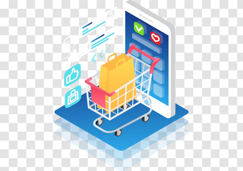 Shopping Cart - Business - Diagram Mobile Phones Transparent PNG