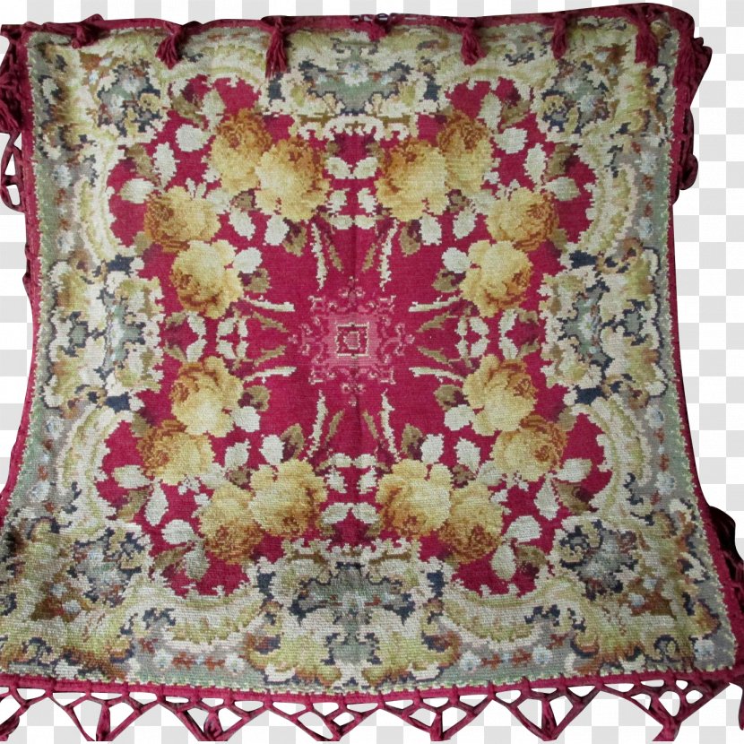Throw Pillows Cushion Textile Silk Carpet - Tablecloth Transparent PNG