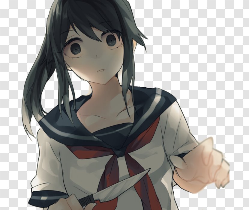 Yandere Simulator YouTube Senpai And Kōhai Video Game - Frame - Youtube Transparent PNG