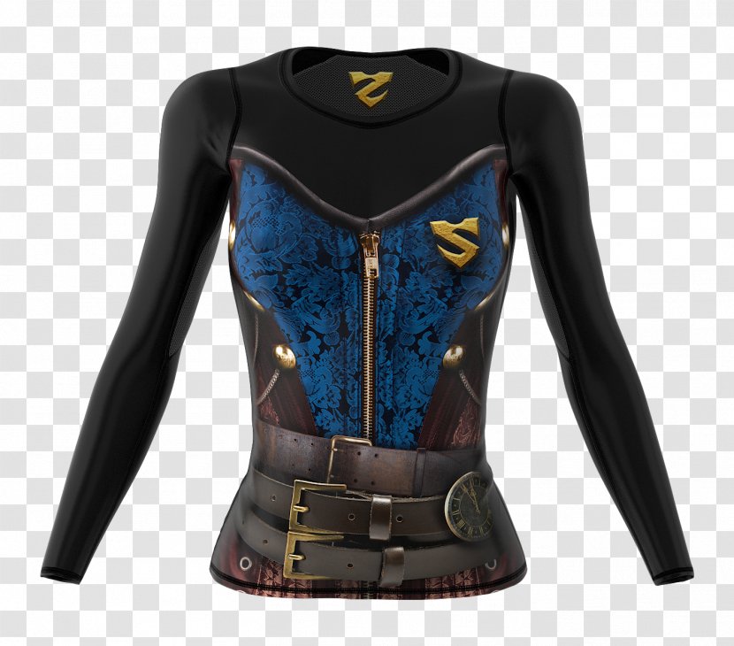 Steampunk Clothing Fightwear Rash Guard CrossFit - Outerwear - Compression Wear Transparent PNG