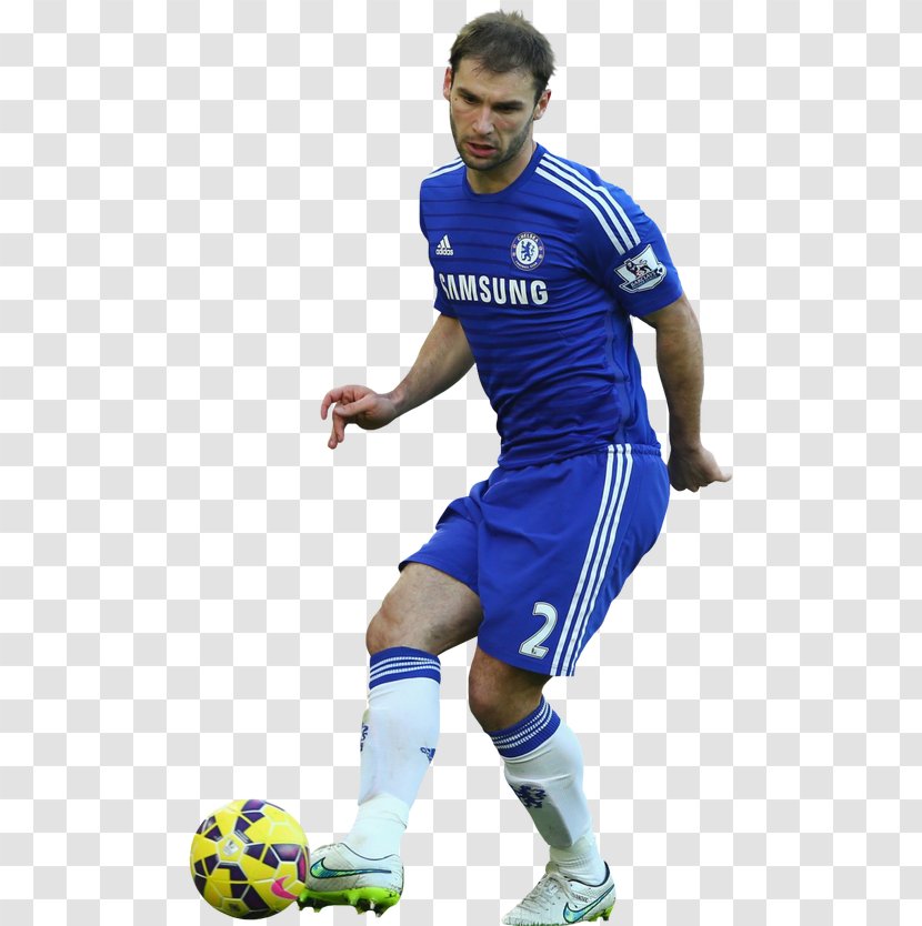Branislav Ivanović Football Chelsea F.C. Rendering - Blue Transparent PNG
