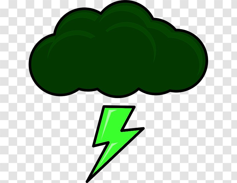 Cumulonimbus Lightning Thunderstorm Clip Art - Cloud - VK Transparent PNG