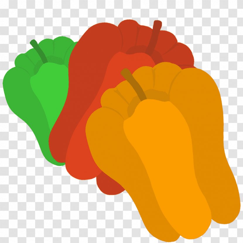 Yellow Orange Green Red Bell Pepper - Petal Transparent PNG