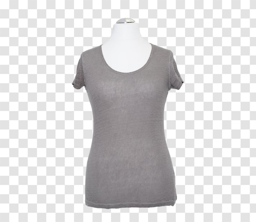 Sleeve Neck Grey - T Shirt - TEES Transparent PNG