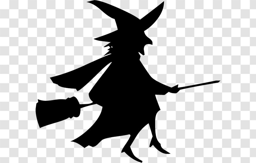 Silhouette Witchcraft - Black Transparent PNG