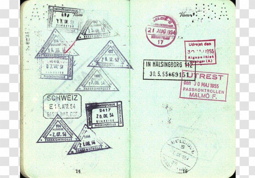 German Passport Cold War Second World Germany Transparent PNG
