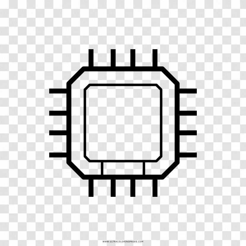 Central Processing Unit Microprocessor Integrated Circuits & Chips - Diagram - Apple Transparent PNG