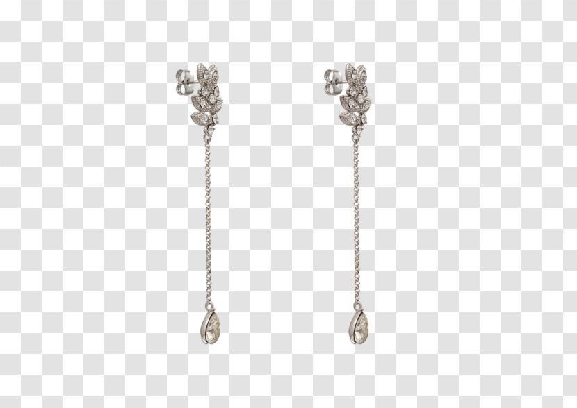 Earring Crystal Cluster Jewellery Silver - Gold Transparent PNG