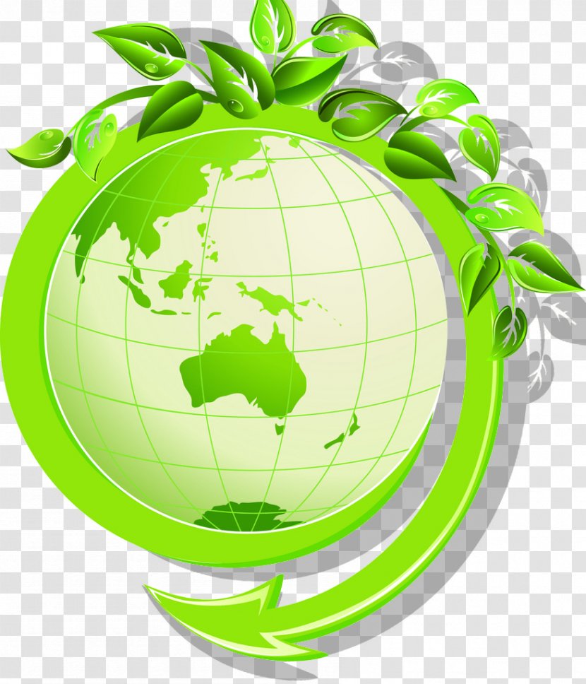Earth Environmentally Friendly Green Environmental Protection - Leaf Transparent PNG