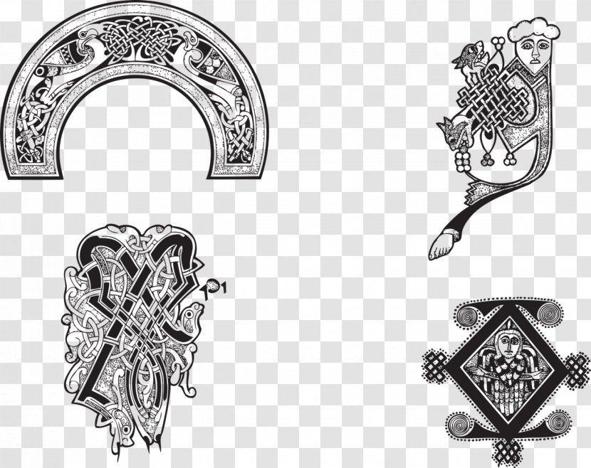 Drawing Celts Clip Art - Cross - Flower Transparent PNG