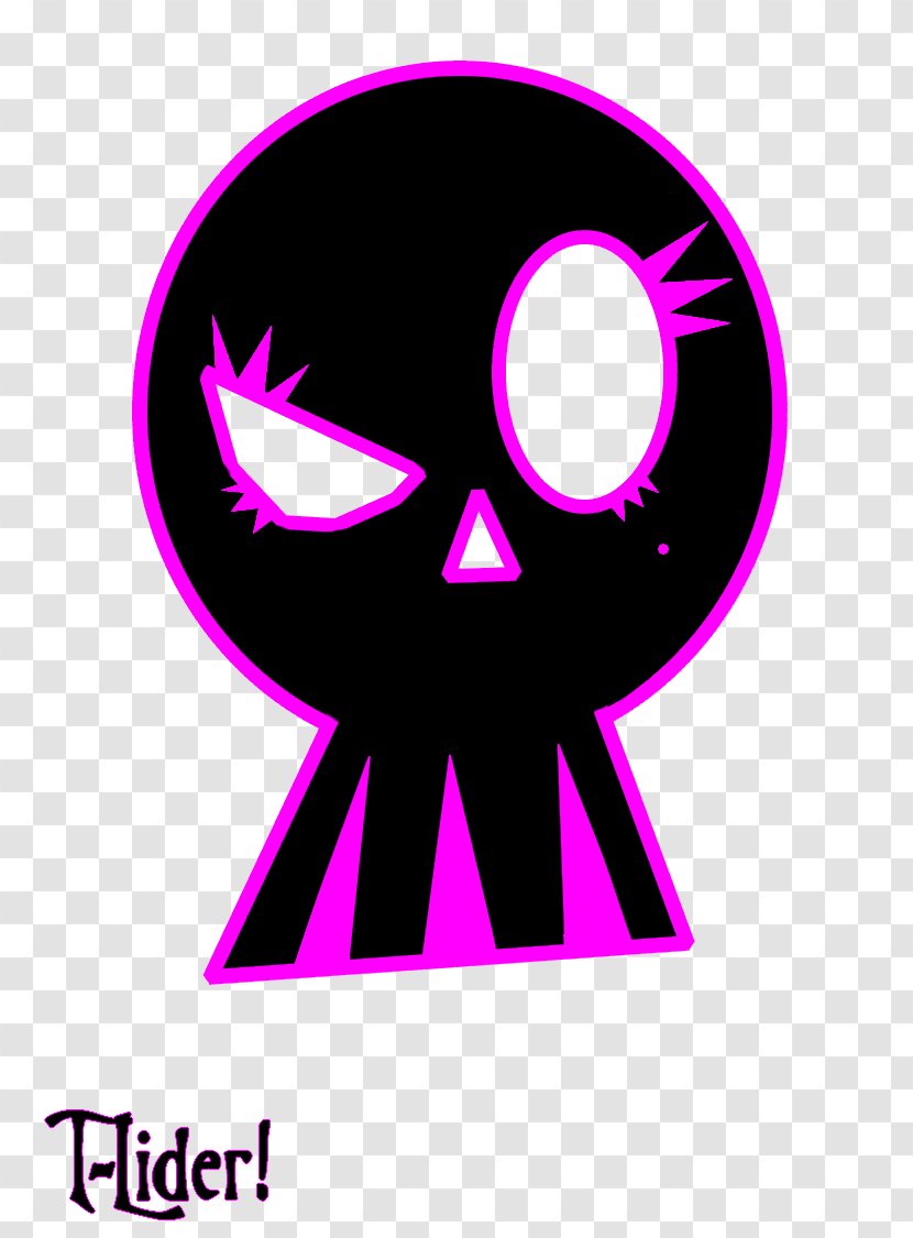 Pink M Line Character Logo Clip Art - Violet Transparent PNG