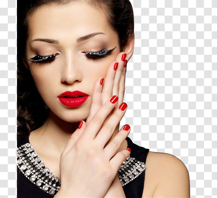 Cosmetics Eyelash Extensions Beauty Parlour Eye Liner - Makeup Artist - Female Exquisite Transparent PNG