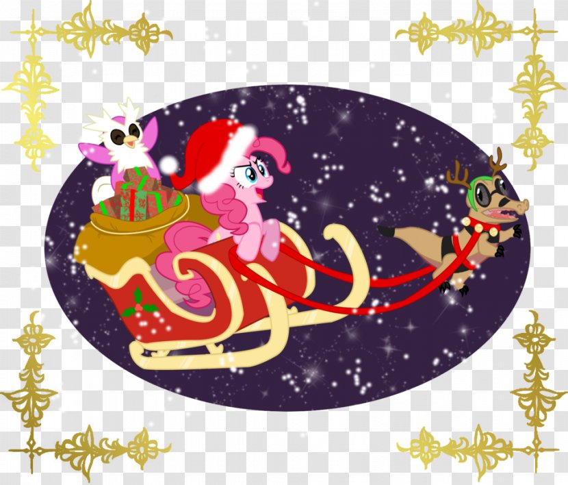 Pony Pinkie Pie Derpy Hooves Christmas DeviantArt - Fandom - Oh Sea Transparent PNG