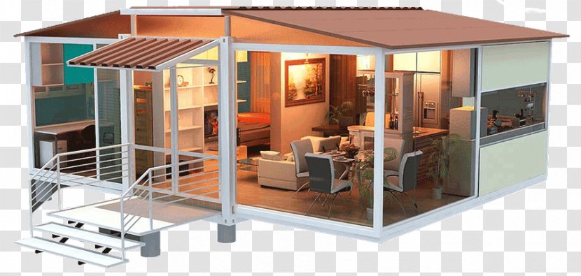 Mobile Home House Building Intermodal Container - Truck - Storage Homes Transparent PNG