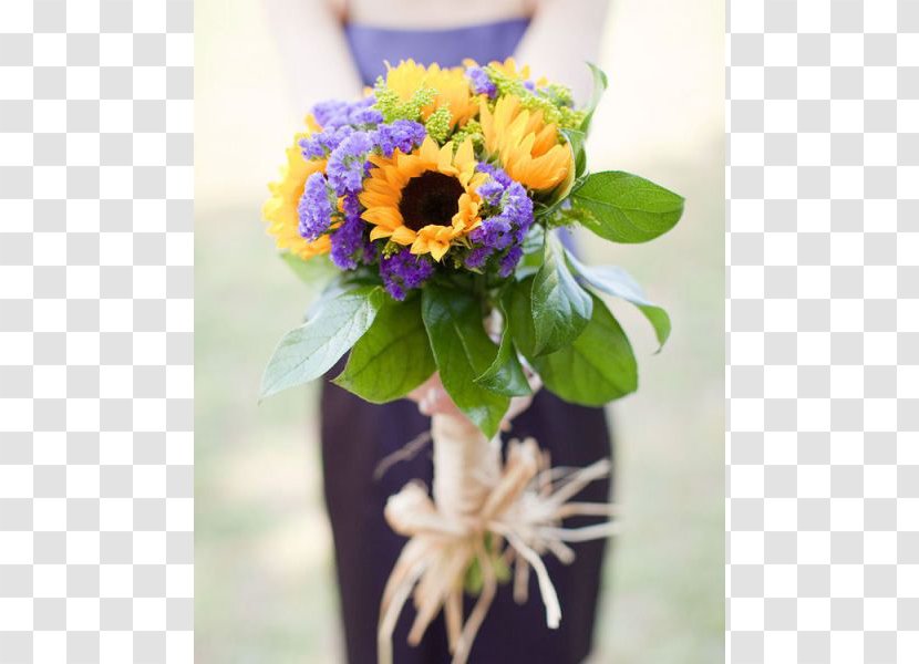 Floral Design Common Sunflower Flower Bouquet Cut Flowers Wedding Transparent PNG