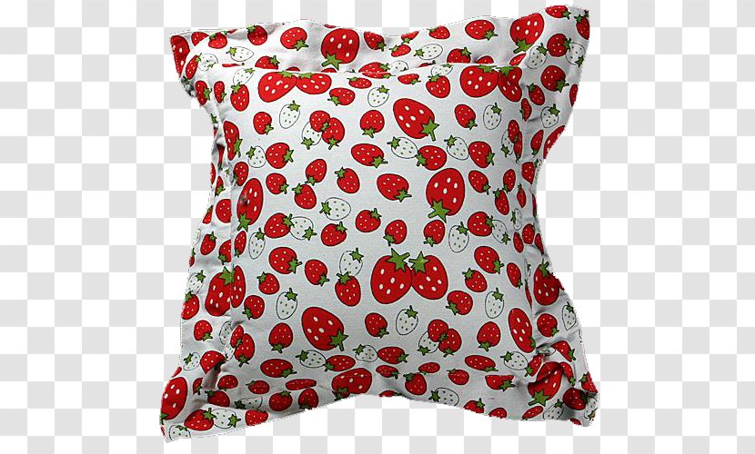 Throw Pillow Cushion - Strawberry Transparent PNG