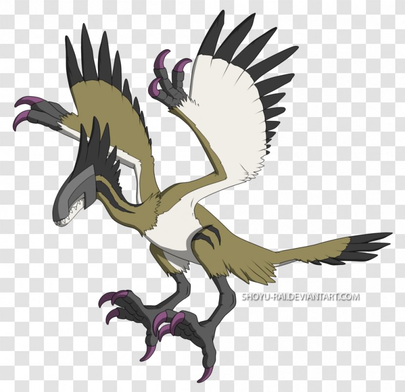 Terriermon Lopmon Beak Art Archaeopteryx - Digimon Fusion - Bird Transparent PNG