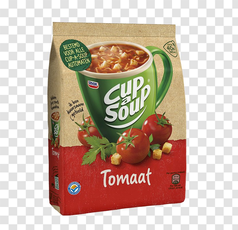 Cup-a-Soup Tomato Soup Pasta Food - Recipe - Vegetable Transparent PNG