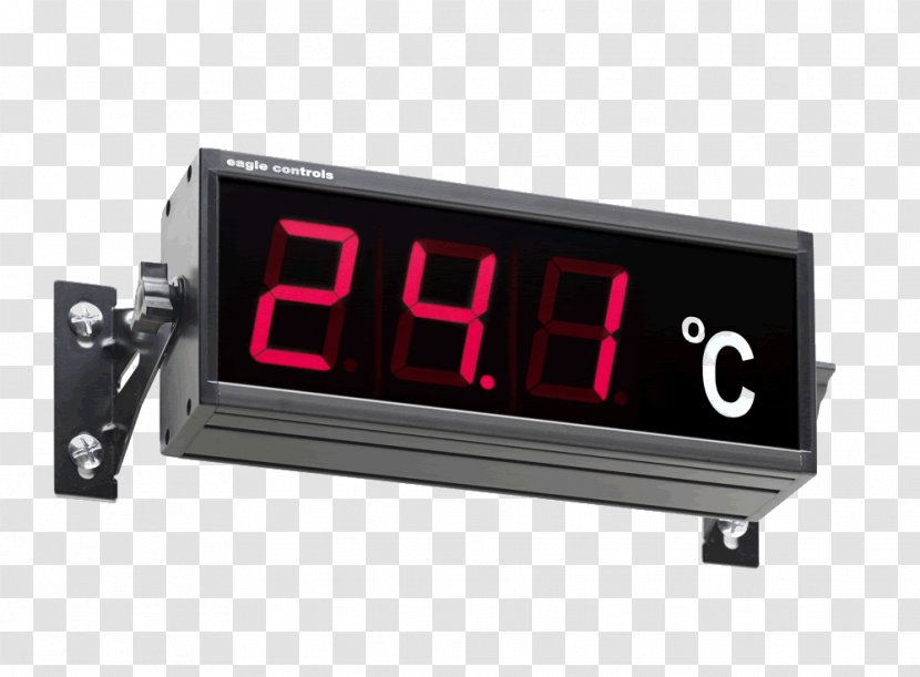 Display Device Numerical Digit Temperature Digital Clock Sensor - Pressure Transparent PNG