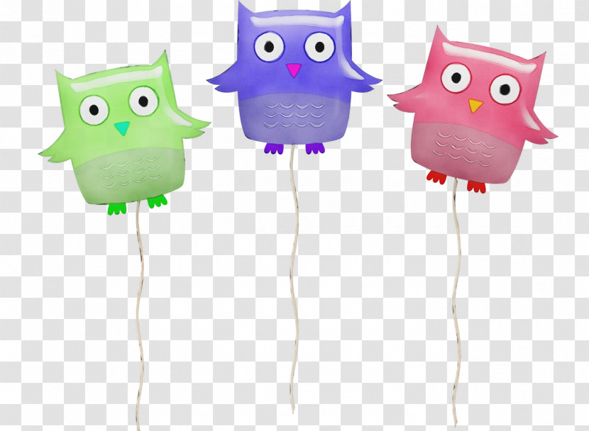 Owls Birds Birthday Balloon Bird Of Prey Transparent PNG