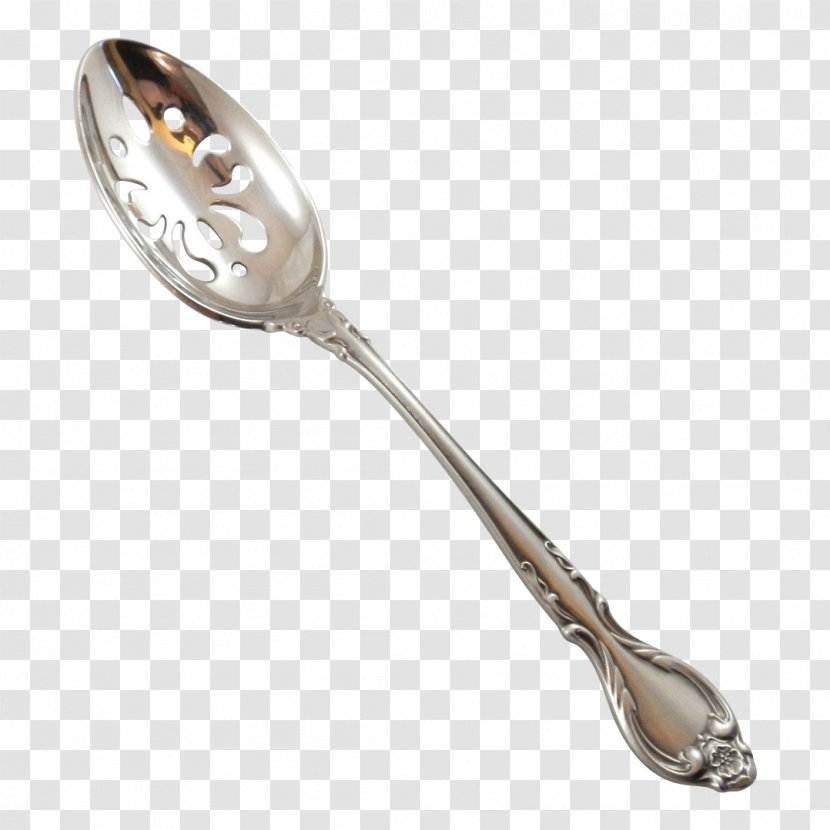 Dessert Spoon Cutlery Kitchen Utensil Silver Transparent PNG