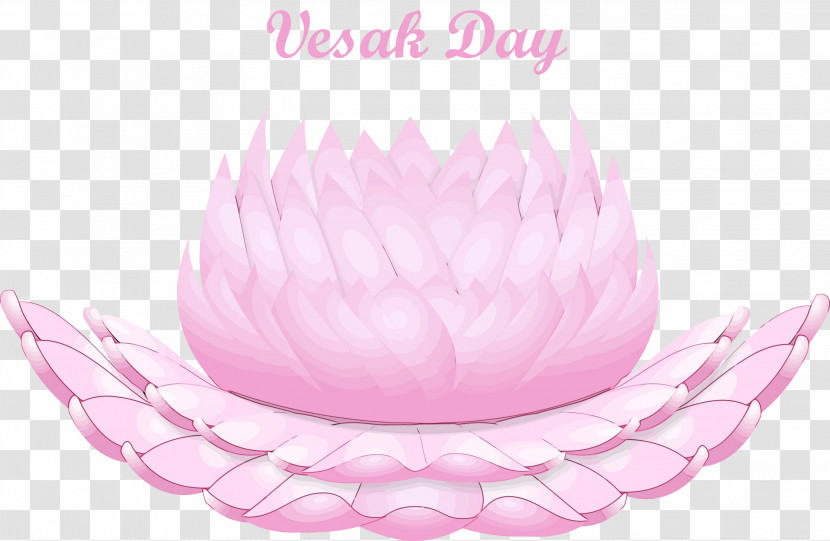 Pink Petal Plant Baking Cup Candle Transparent PNG