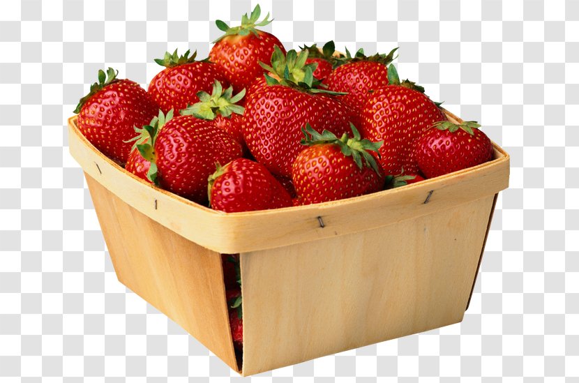 Cupcake Strawberry Food Basket Transparent PNG