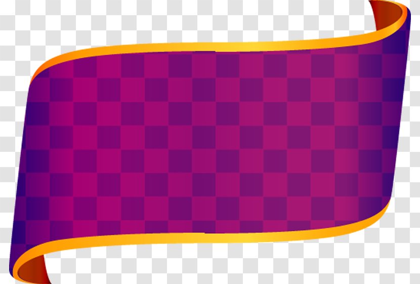 Red Violet Yellow Purple Rectangle - Pencil Case Magenta Transparent PNG