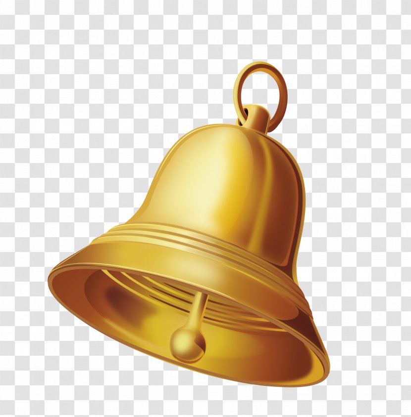 Bell Computer File - Designer - Vector Gold Bells Transparent PNG