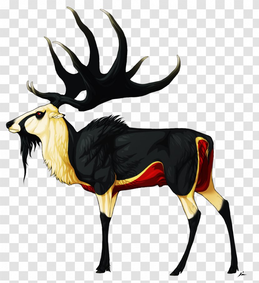 Reindeer The Endless Forest Saosin Antelope - Antler - Large Deer Head Transparent PNG